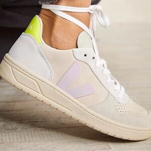 Veja V-10 Suede Sneakers